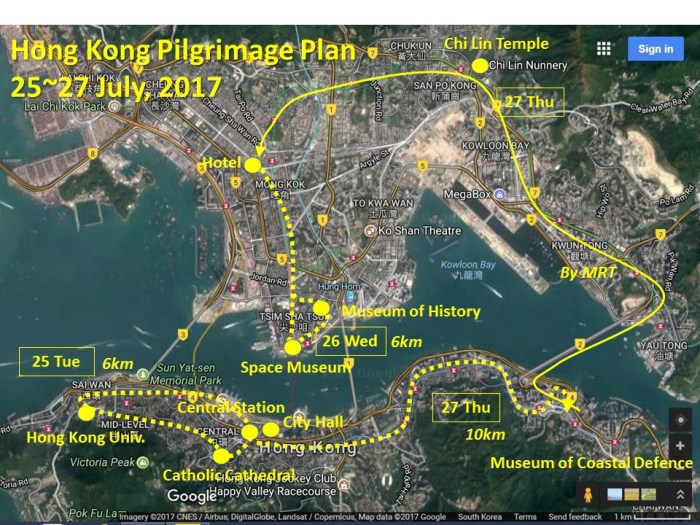 Hong Kong Pilgrimage Plan1