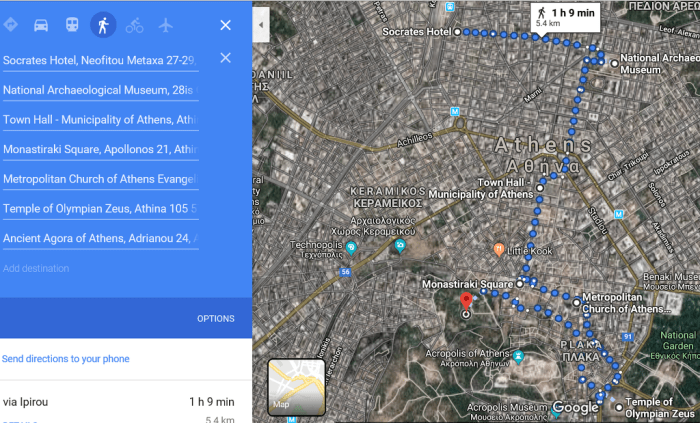 Athens Walking Course